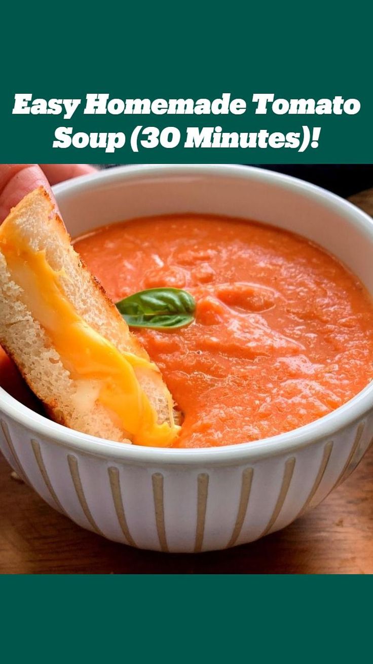 Whip Up Easy Homemade Tomato Soup for Two in Under 30 Minutes